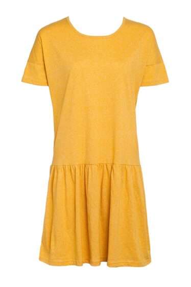 שמלת מלאנג' כתף שמוטה