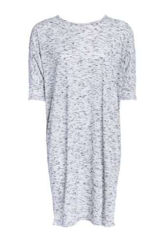 שמלת טקסטורה שרוולי עטלף