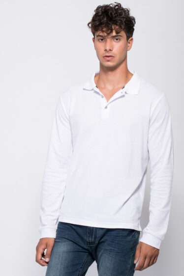 חולצת פולו פיקה שרוול ארוך