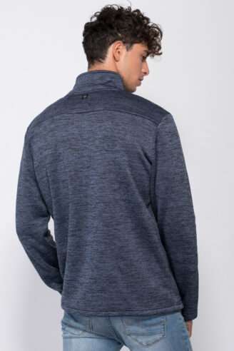 מעיל קצר סקובה בשילוב כיס חזה