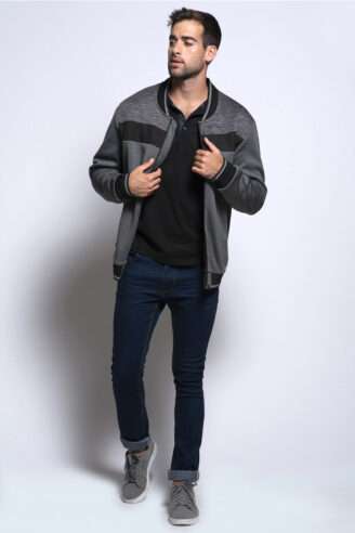 מעיל קצר סקובה קולור בלוק