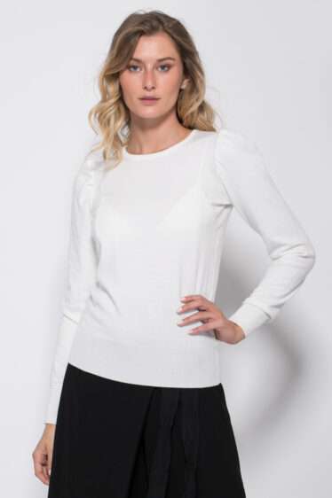 סריג בייסיק עם אלמנט כיווץ בכתפיים