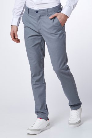 מכנס אלגנט טקסטורת אוקספורד