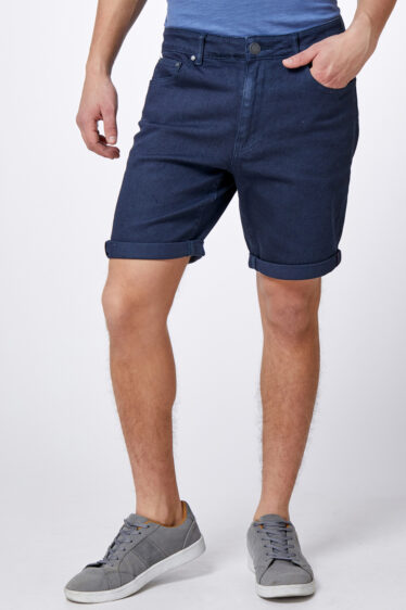 מכנס ברמודה ג'ינס צבוע