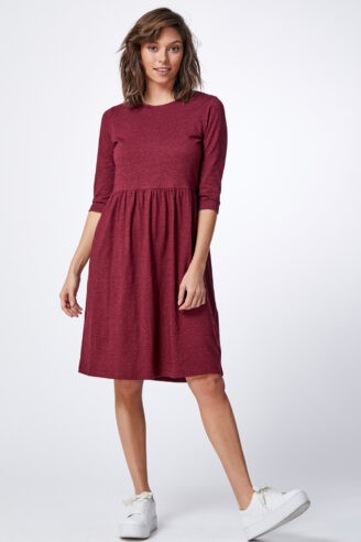 שמלת מלאנג’ שרוולי 3/4