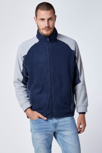 ג'קט פליז קל שילוב צבעים