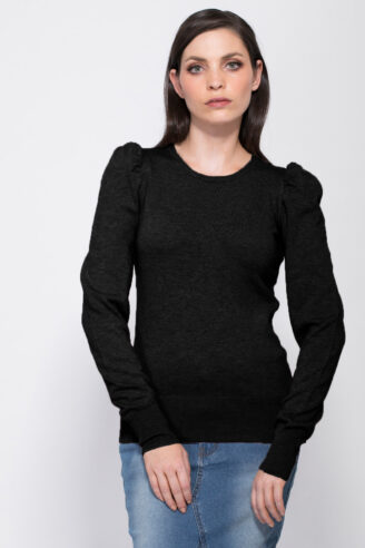 סריג בייסיק עם אלמנט כיווץ בכתפיים