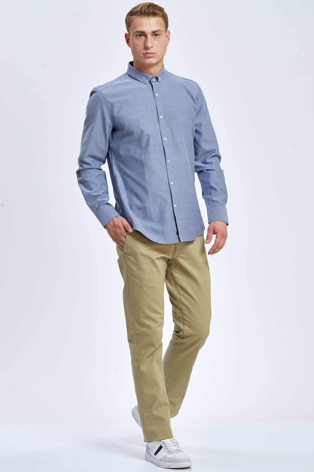 מכנס צ'ינו בסיסי רגל ישרה