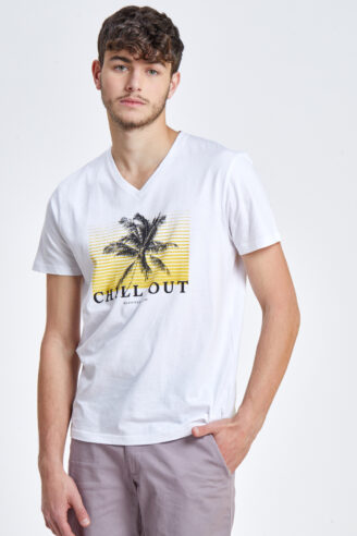 חולצת טי הדפס גרפי