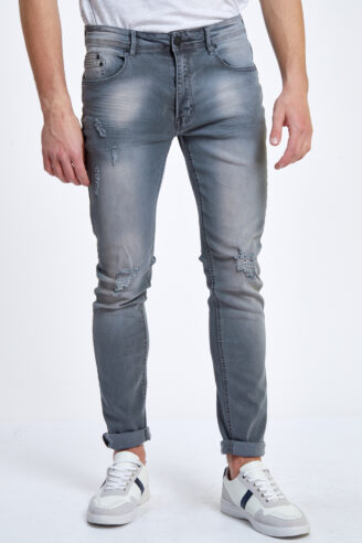 גבר מכנס ארוך ג`ינס שפשופים