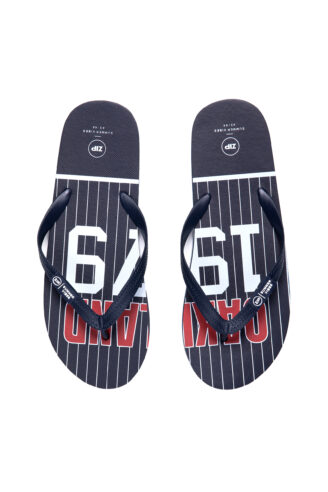 כפכפי גומי גברים בהדפס קולג`