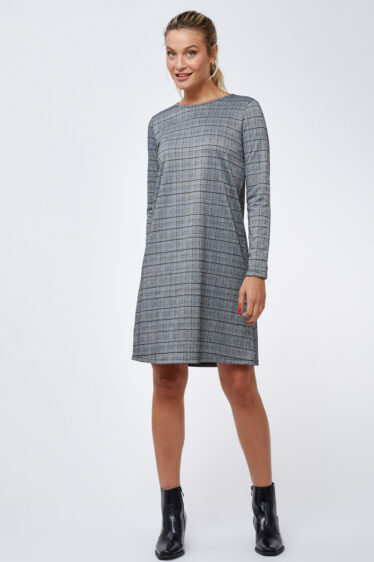 שמלת A מודפסת