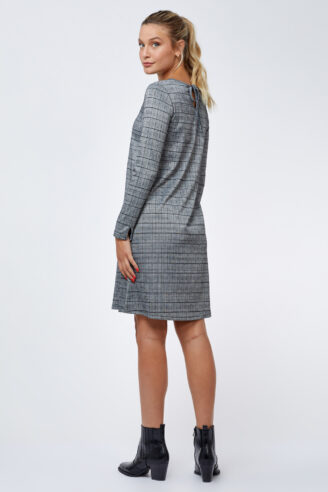 שמלת A מודפסת