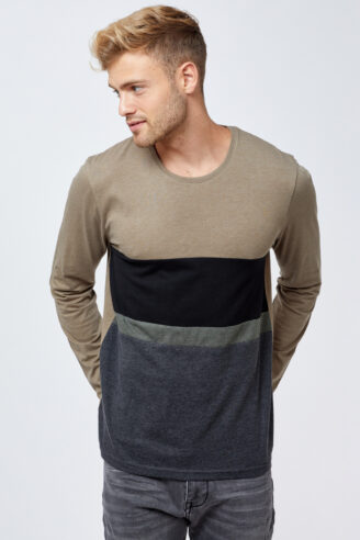 טי פסים מלנש