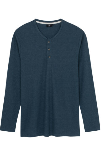 טי ואפל צווארון סבא כפתורים