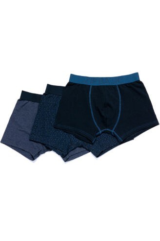 מארז שלישיית בוקסרים כחולים