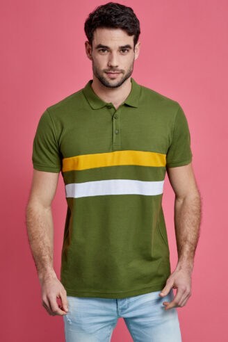 חולצת פולו פיקה 2 פסים