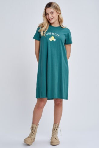 שמלת A  הדפס לימונים