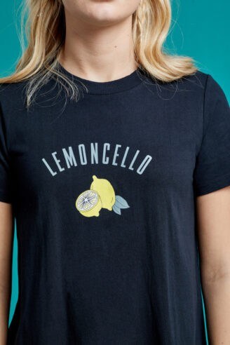 שמלת A  הדפס לימונים