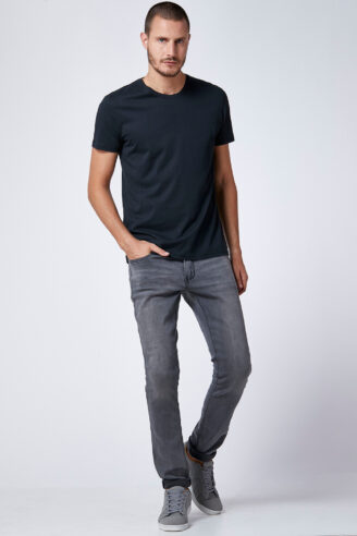 חולצת טי בסיס ,צווארון עגול