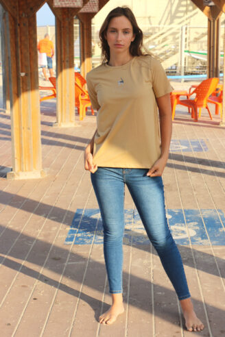 טי שירט הדפס חתול