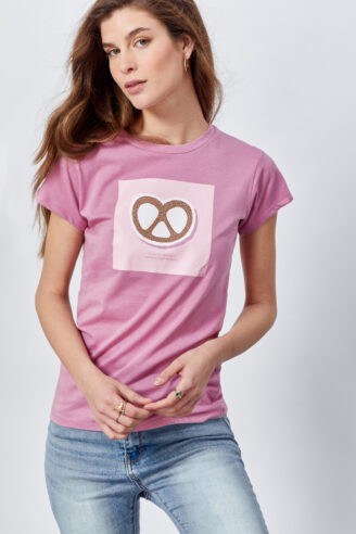 טי שירט הדפס בייגלה