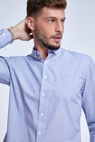 חולצה מכופתרת אלגנט עם כיס