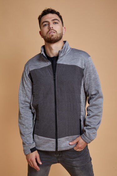 מעיל קל softshell בשילוב ניילון קווילט