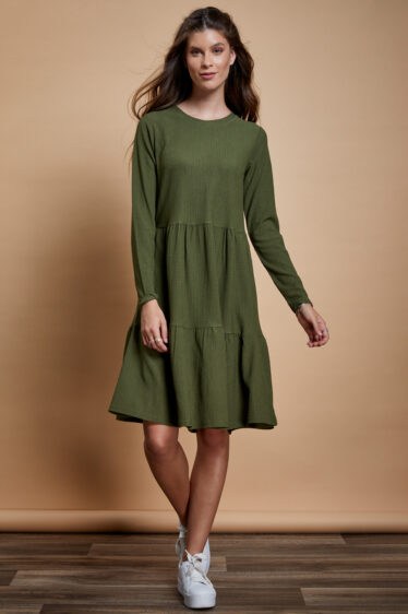 שמלת קומות סריג כיפית