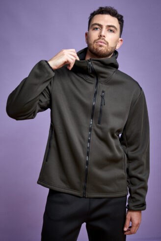 מעיל קל softshell קפוצ'ון