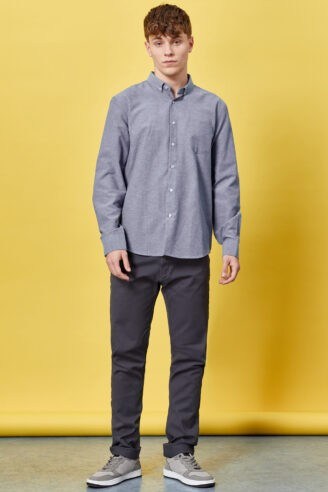 חולצה מכופתרת אוקספורד גזרה רחבה