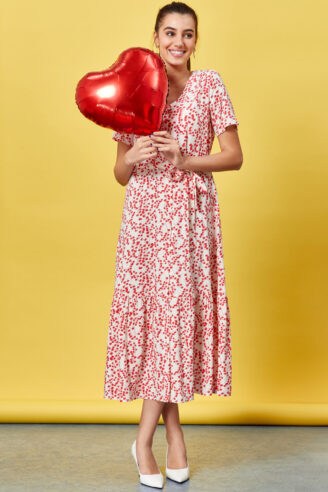 שמלת פרחים כפרית שמלת פרחים כפרית