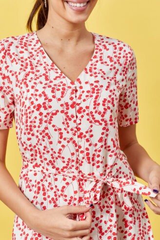 שמלת פרחים כפרית