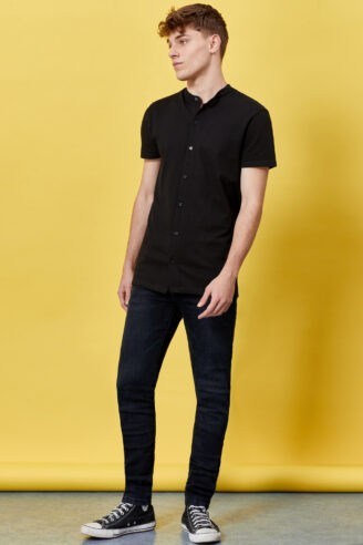 חולצת כפתרה ג'רסי פופקורן