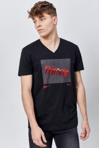 חולצת טי הדפס  בולט