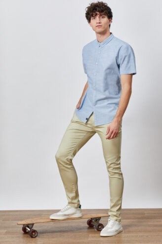 חולצת מכופתרת  seersuc