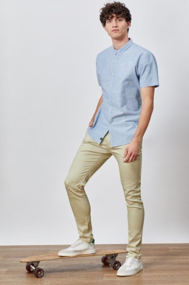 חולצת מכופתרת  seersuc