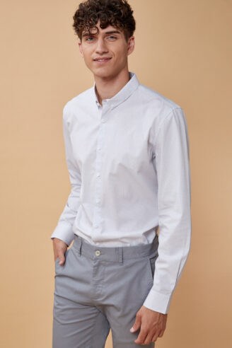 חולצה מכופתרת הדפס עדין