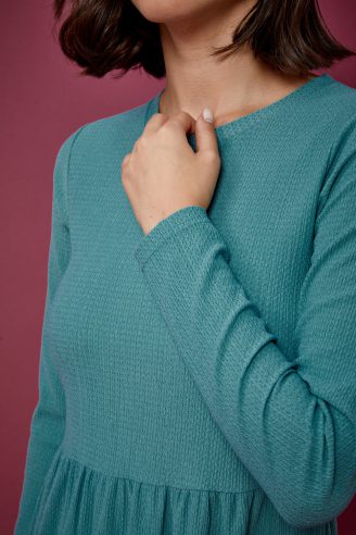 שמלת קומות סריג כיפית