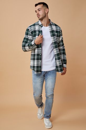 חולצת פלנל משבצות