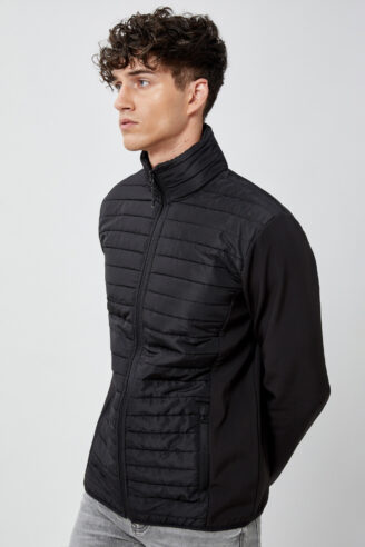 מעיל קל softshell שילוב קווילט