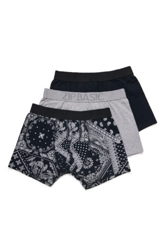 שלשיית בוקסרים שילוב בנדנה