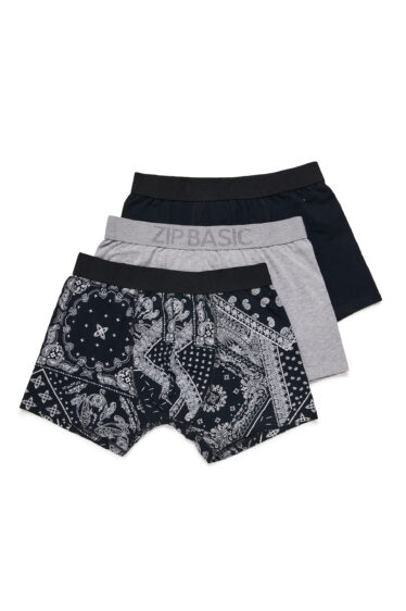 שלשיית בוקסרים שילוב בנדנה