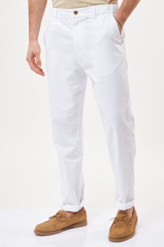 מכנסיים בשילוב פשתן