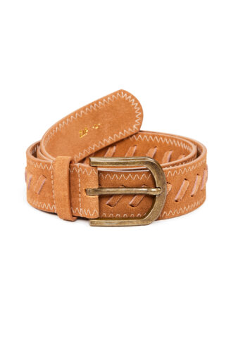 חגורת סוויד עם דוגמא