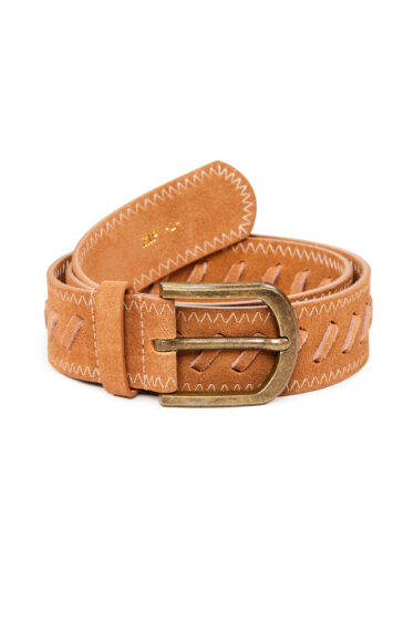 חגורת סוויד עם דוגמא