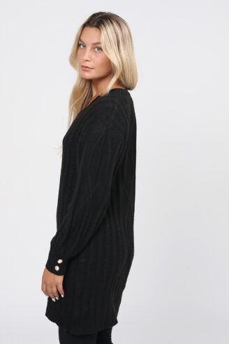 טוניקת סריג V צמות