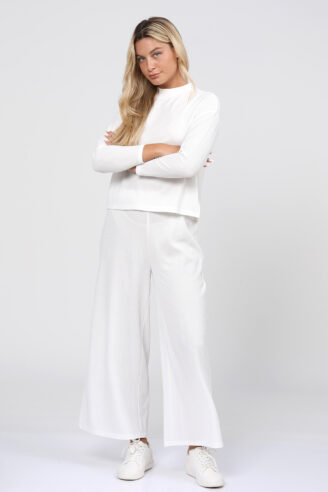 חולצת סריג גזרת BOX