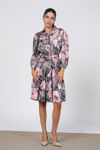 שמלת קומות סאטן