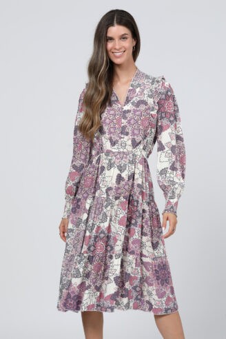 שמלת פרחי מנדלות